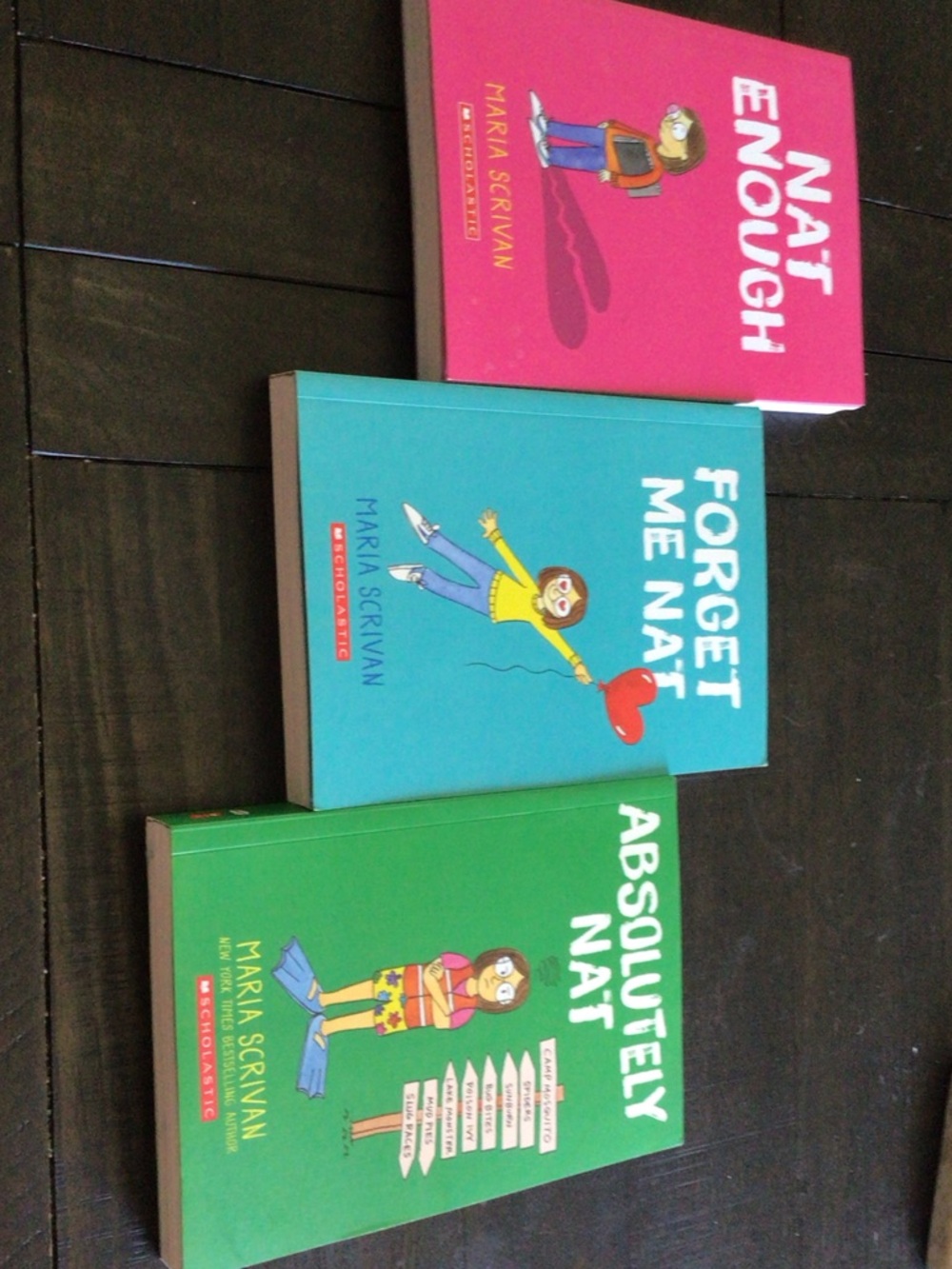 Scholastic Kids Book Set - Pink, Teal, Green Covers